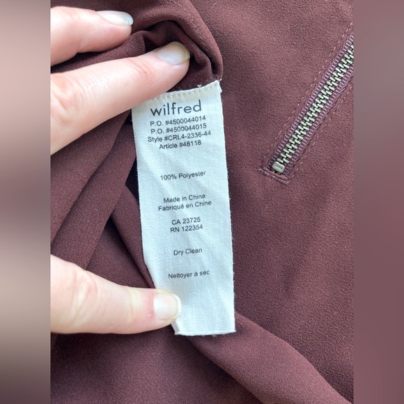 Aritzia A-line Maroon Blouse - Picture 11 of 12